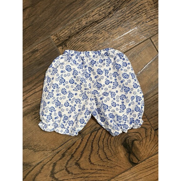 Princess Lib Blue Floral Smocked Dress Bloomer Set Baby Infant Size 9‎ Mos Pink - Picture 10 of 10